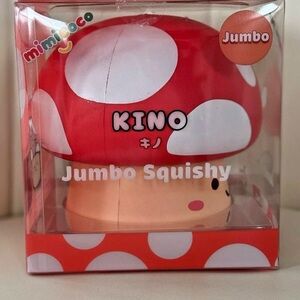 Mimco Red and White Jumbo Squishy Toy